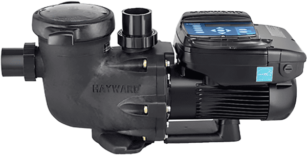 A Hayward W3SP3206VSP TriStar VS Variable-Speed Pool Pump for In-Ground Pools, Energy Efficient, 2.7 HP on a white background.